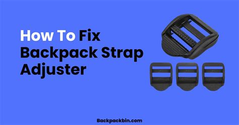 bag strap repair toronto|replacement backpack strap adjuster.